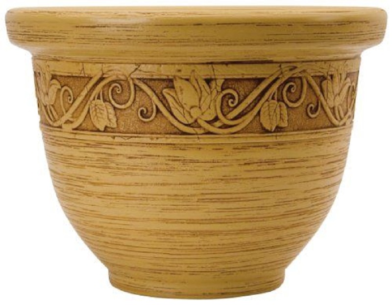 Autumn Amber 14 Inch Planter - Click Image to Close
