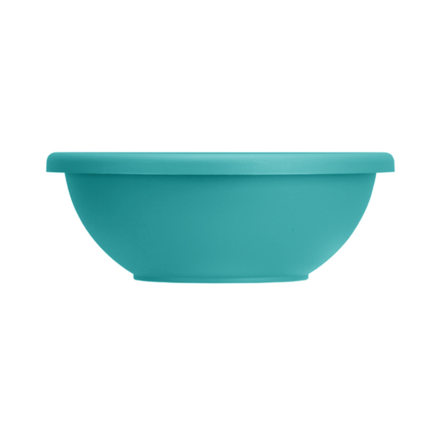 14 Inch Teal Garden Bowl - Click Image to Close